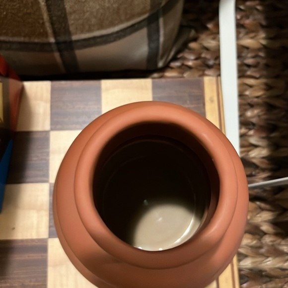 NWT Orgin 21 Orange Ceramic Modern Vase - Picture 8 of 8